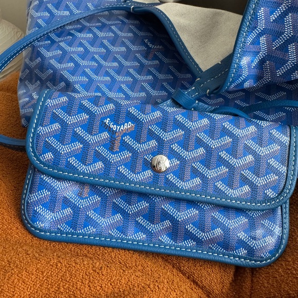 GOYARD ST LOUIS PM BAG BLUE - Picture 6 of 10